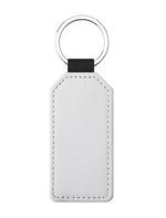 Keyrings Sublimation Glitter Back - Black 40 x 75 mm