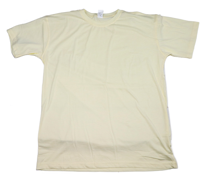 T-shirt 180 gram Lemon Chiffon Large