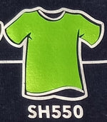 Vinyl HTV Flex PlotterFilms Italy - Shine Neon Metallic Green SH550