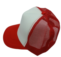Cap Sublimation Mesh Trucker Red