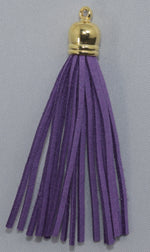 Tassels Gold 80mm Purple No 5