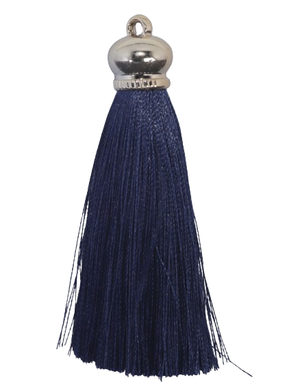 Tassels 90mm Light Gold Navy No33