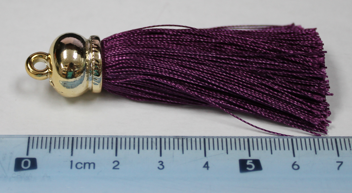 Tassels 65mm Violet