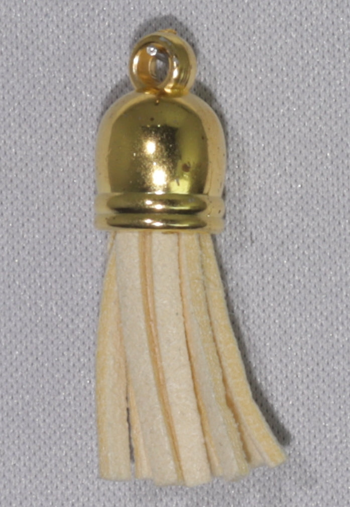 Tassels Gold 35mm Cream No 42