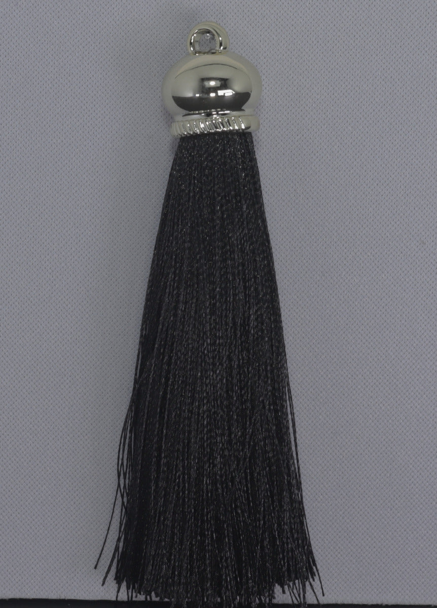 Tassels 90mm Light Gold Black No26