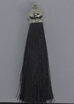 Tassels 90mm Light Gold Black No26