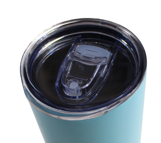 Sippy Straight Cup(20 OZ) 600ml Light Aqua Green Glitter