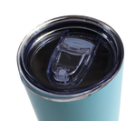 Sippy Straight Cup(20 OZ) 600ml Light Aqua Green Glitter