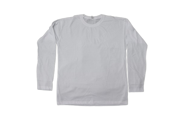 T-shirt Long Sleeve 180 gram White Medium
