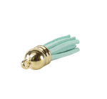 Tassels Gold 80mm Mid Blue No 52
