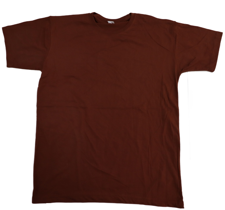 T-shirt 180 gram Cinnamon Brown Medium
