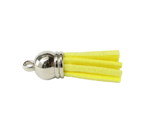 Tassels Silver 35mm Lemon No 43