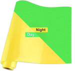 HTV Luminous / Glow in Dark - Yellow turns Green 2pcs 25x30cm