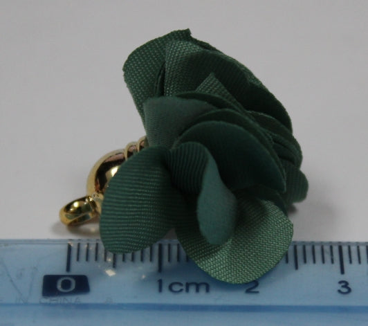 Tassels 25mm Flowers Jade