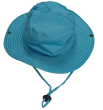 Cap Cricket Safari Style Round Brim Turquoise