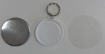 Button Badge Keyring 58mm
