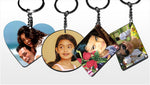 Keyring MDF Rectangle Offset Hole
