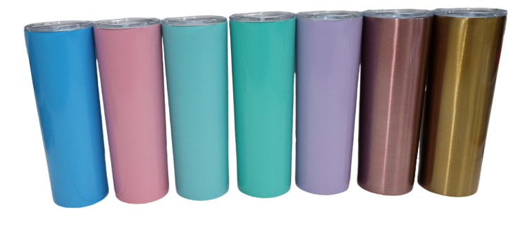 Double Wall Sippy Skinny 600ml Bronze Gold
