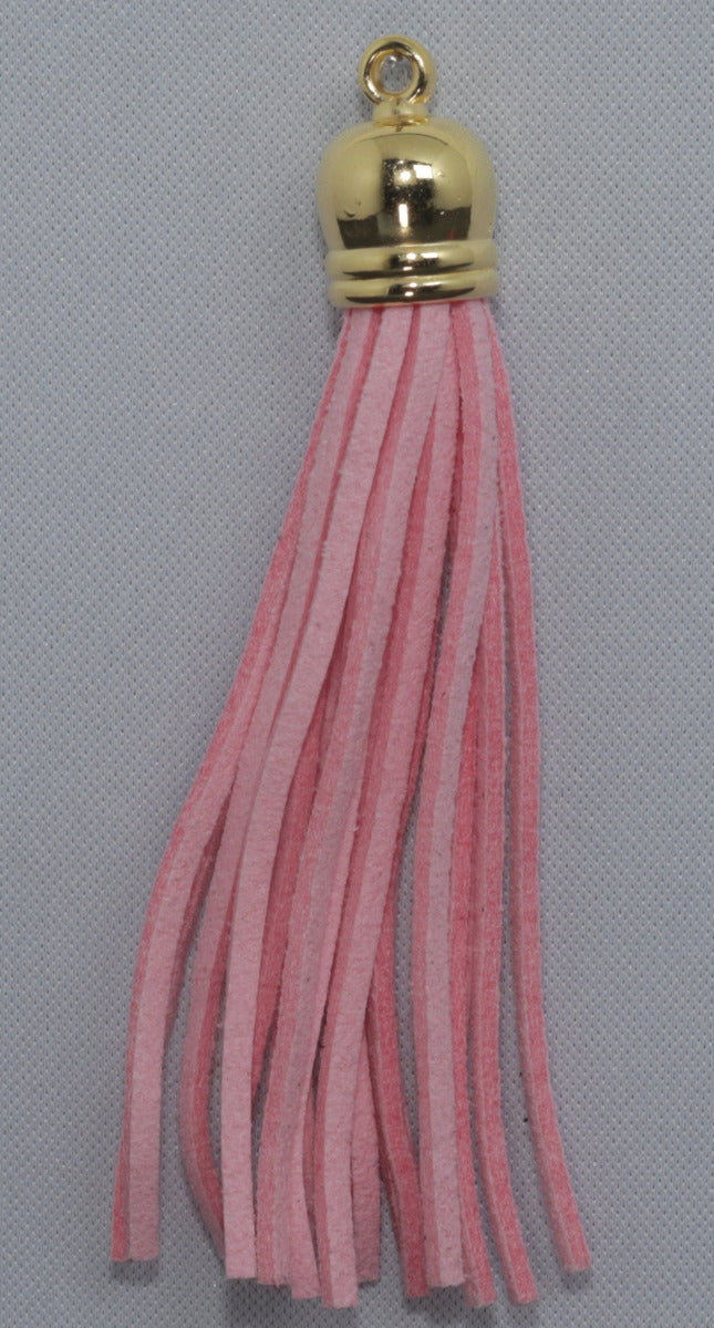 Tassels Gold 80mm Light Pink No 36