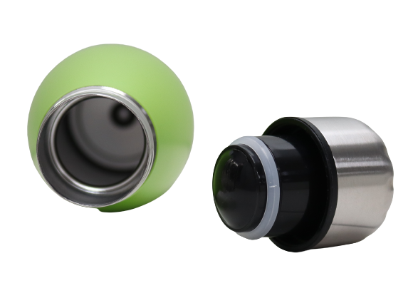 Double Wall Cola Bottle 500ml Lime Green