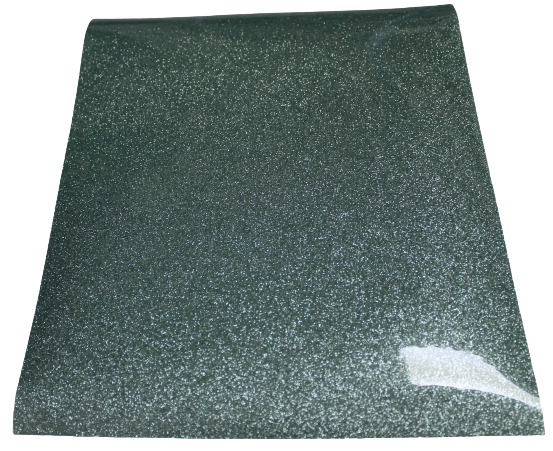 Vinyl Glitter HTV Jade Green G35 25x30cm