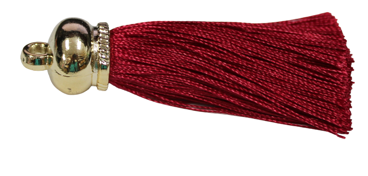 Tassels 65mm Burgandy