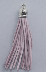 Tassels Silver 80mm Light Mauve No 50