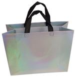 Shopping Tote bag Metallic Silver for Vinyl