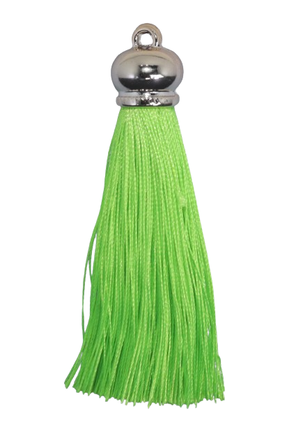 Tassels 90mm Light Gold Neon Green No39