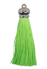 Tassels 90mm Light Gold Neon Green No39
