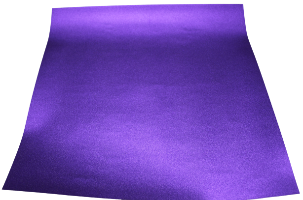 Glitter Sticker Adhesive Craft Vinyl Purple 2pcs 25x30cm