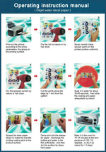 Waterslide / Decoupage Laser Decal Clear A4 (20pcs)
