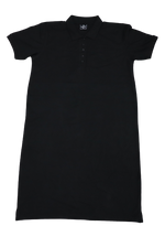Ladies Golf Dress Cotton Blend 280 gram Black X-Small