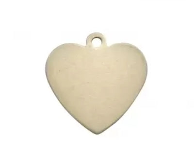 Pendants / Pet Tags/ Dog tag (Metal) Heart shape