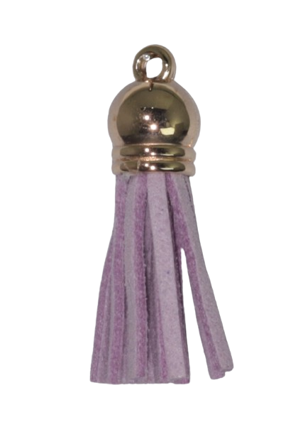 Tassels Gold 35mm Light Lilac No 18