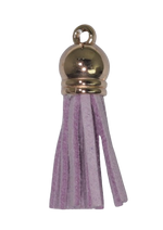 Tassels Gold 35mm Light Lilac No 18