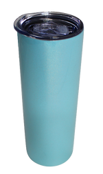 Sippy Straight Cup(20 OZ) 600ml Light Aqua Green Glitter