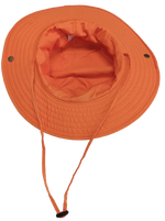 Cap Cricket Safari Style Round Brim Orange