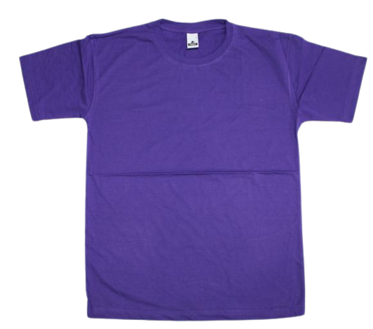 T-shirt 180 gram Purple Small