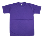 T-shirt 180 gram Purple Small