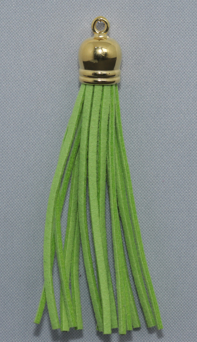 Tassels Gold 80mm Lime No 8