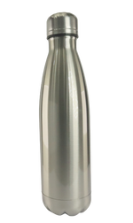 Flask Cola Bottle 500ml Silver (Sublimation & Vinyl)