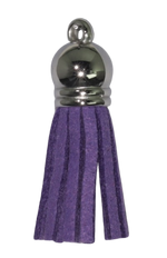 Tassels Silver 35mm Purple No 5