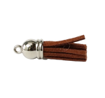 Tassels Silver 35mm Hazelnut Brown No 44