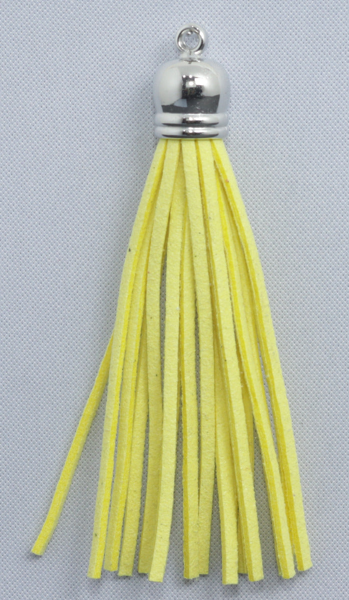 Tassels Silver 80mm Lemon No 17