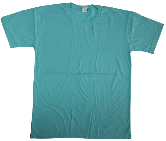T-shirt 180 gram Mint Blue Large