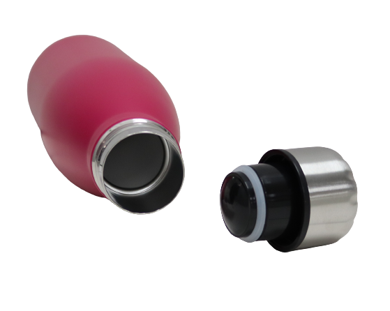 Double Wall Cola Bottle 500ml Dark Pink
