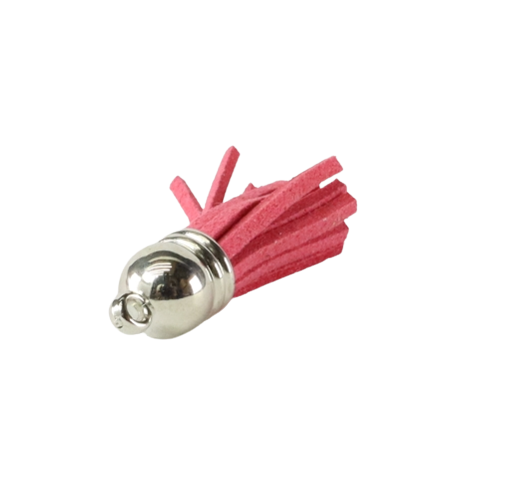 Tassels Silver 35mm Dark Pink No 41