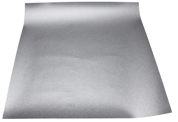 Glitter Sticker Adhesive Craft Vinyl Silver 2pcs 25x30cm