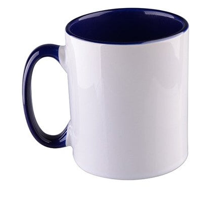 Mugs Navy / Dark Blueinner Color and Handle